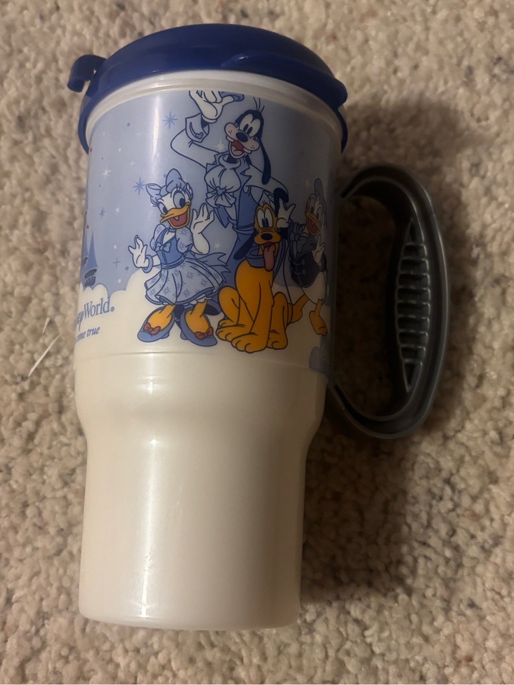 2007 Walt Disney World "Where Dreams Come True" souvenir travel mug Excellent
